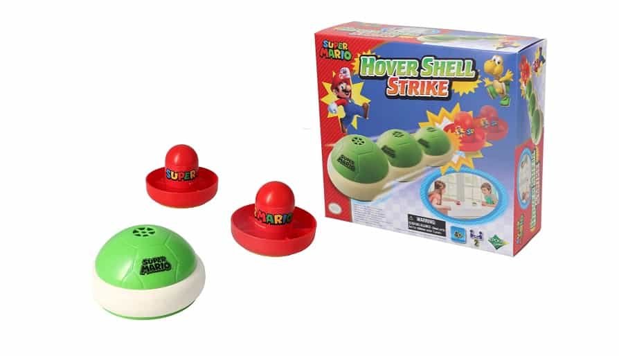 Epoch Games 7397 Super Mario Hover Shell Strike Party Spiel Actionspiel Geschicklichkeitsspiel Bunt