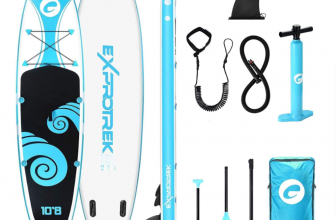 Exprotrek Stand Up Paddling Board aufblasbares SUP Board Stand Up Paddle Board Set 6 Zoll dick fü