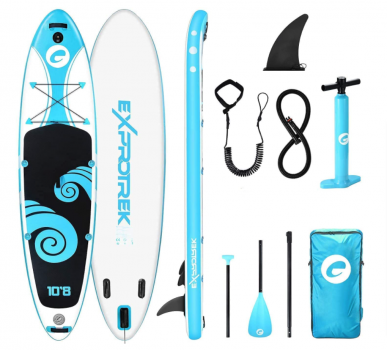 Exprotrek Stand Up Paddling Board aufblasbares SUP Board Stand Up Paddle Board Set 6 Zoll dick fü