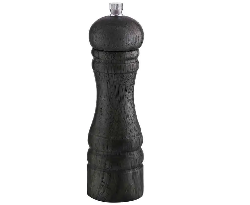 Fackelmann FMprofessional Salz- und Pfeffermühle aus Holz/Keramik (18 cm, schwarz) für 8,64 € [Prime] statt 16,99 €