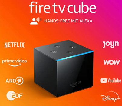 Fire TV Cube│Hands free mit Alexa 4K Ultra HD Streaming Mediaplayer