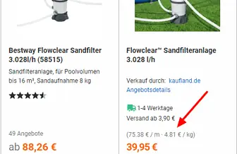 Flowclear™ Sandfilteranlage 3.028 l h   Preisvergleich bei idealo.de