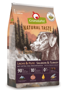 Granatapet Natural Taste Lachs Pute Hoher Fischanteil Fleischanteil Trockenfutter Für Hunde H