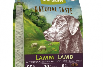 GranataPet Natural Taste Lamm hoher Fleischanteil Trockenfutter fuer Hunde Hundefutter ohne Getrei