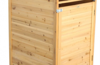 Habau 3151 Muelltonnenbox 240 Liter 81 x 92 x 124 cm   Amazon.de  Garten