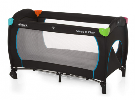 Hauck Reisebett Sleep N Play Go Plus   für Babys und Kinder ab Geburt bis 15 kg   120 x 60 cm   Leic