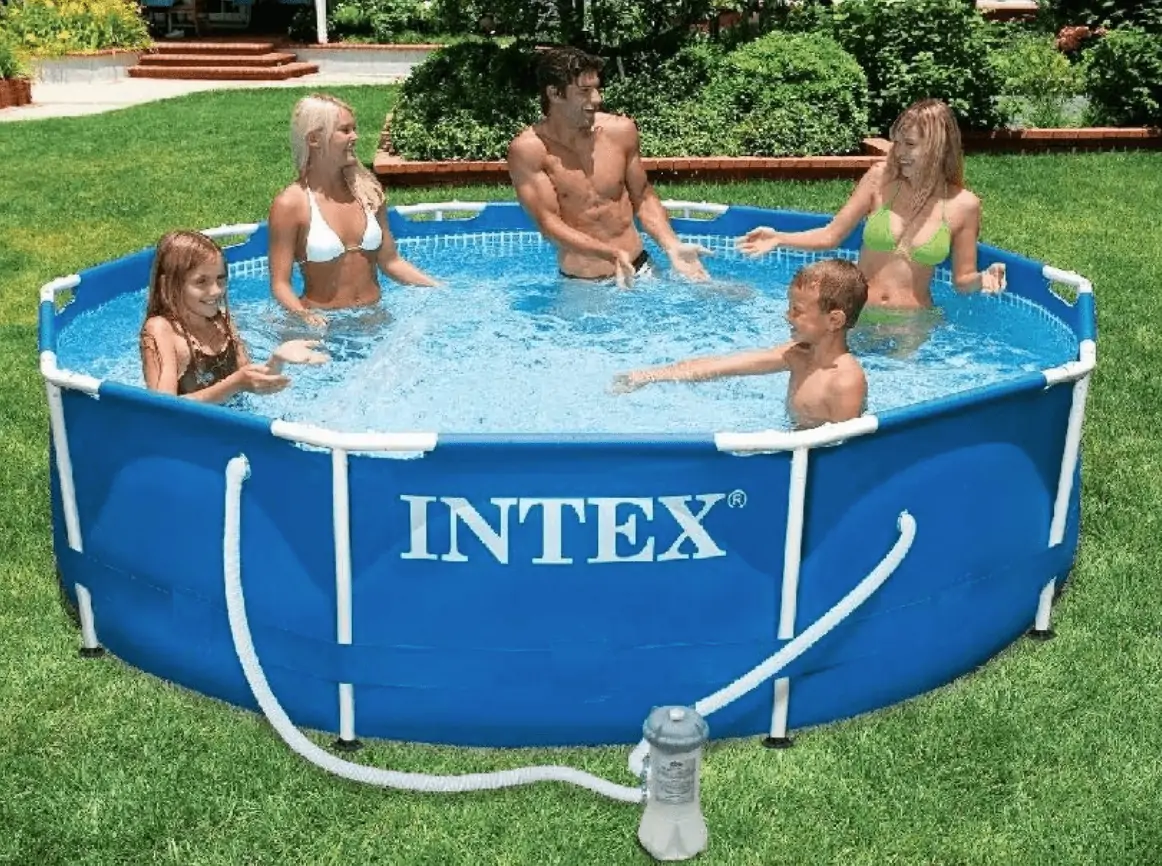 Intex 28202GN Metal Frame Pool – Ø 305 x 76 cm mit Filterpumpe für 49,99€ inkl. Prime-Versand (statt 70,00 €)