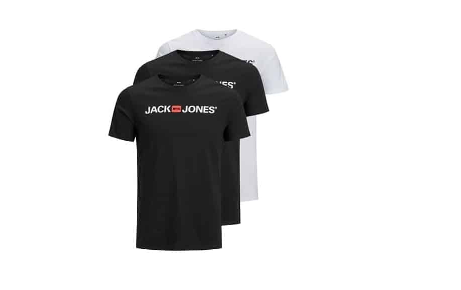 Jack Jones Male T Shirt 3Er Pack