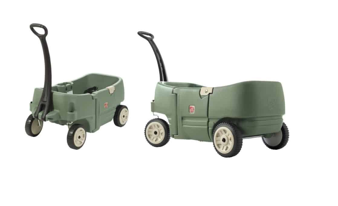 Kinderbollerwagen Step2 Wagon For Two Plus Gruen