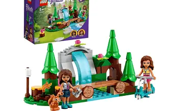 LEGO 41677 LEGO Friends Wasserfall im Wald Camping Spielzeug ab 5 Jahre mit Mini Puppen  Amazon.de