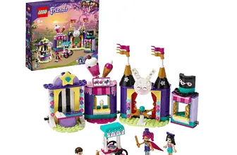 LEGO 41687 Friends Magische Jahrmarktbuden Freizeitpark mit Zaubertricks fuer Kinder Spielzeug ab 6