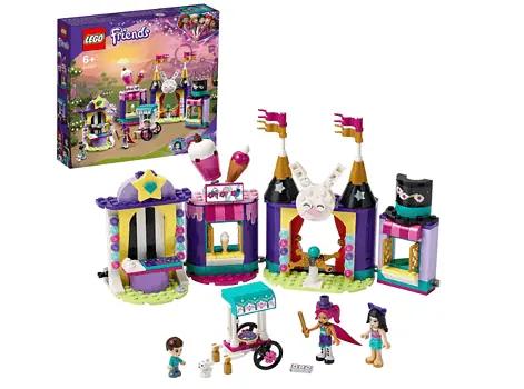 LEGO 41687 Friends Magische Jahrmarktbuden Freizeitpark mit Zaubertricks fuer Kinder Spielzeug ab 6