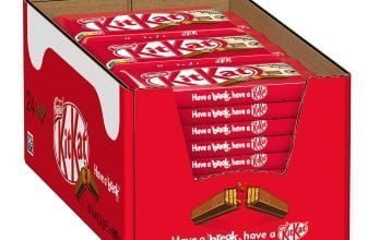 NESTLÉ KITKAT Classic Schokoriegel Knusper Riegel mit Milchschokolade knuspriger Waffel 24er Pac