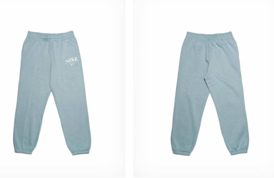 Nike Wmns Essential Fleece Pants Jogginghose Hellblau