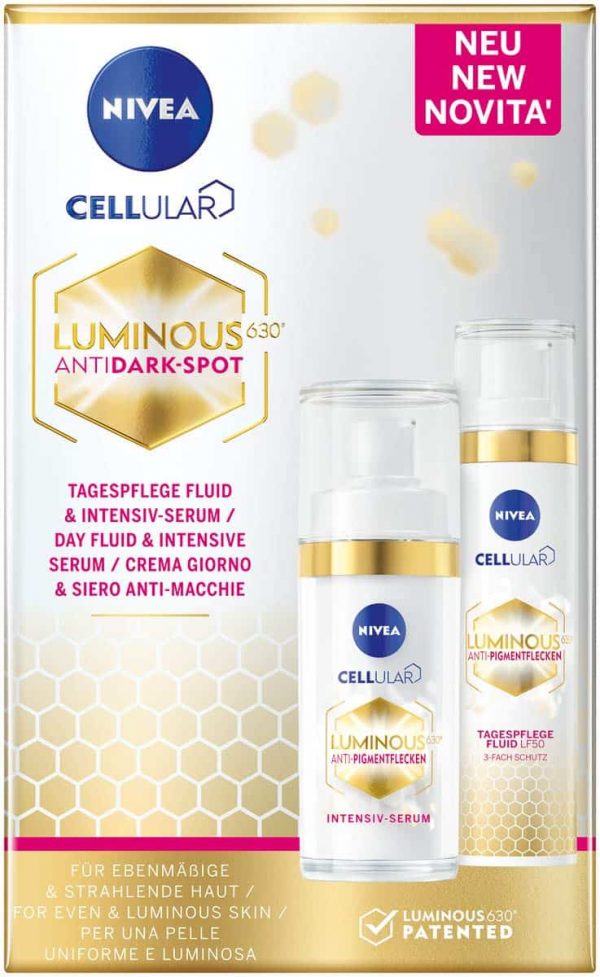 Nivea Cellular Luminous 630 Tagespflege Fluid + Intensiv Serum Set