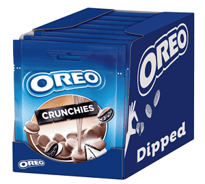 Oreo Crunchies Dipped 8 X 110G Knusprige Mini Oreos Umhüllt Von Zarter Milchschokolade Amazon.de