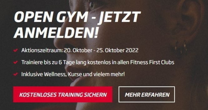 Open Gym Fitness First