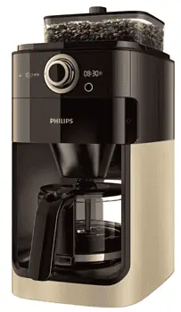 PHILIPS Kaffeemaschine Grind Brew HD7768 90