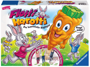 Ravensburger 21200 Flotti Karotti Bewegungsspiel Für Kinder Ab 4 Jahren Familienspiel Für Kinder