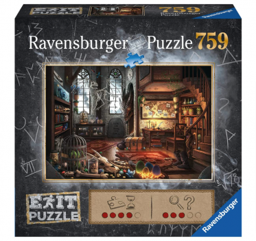 Ravensburger EXIT Puzzle 19954 Drachenschloss  Im Drachenlabor 759 Teile Puzzle für Erwachsene u