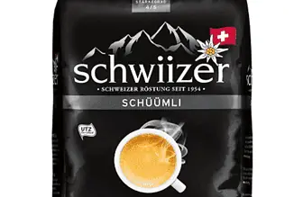 Schwiizer Schüümli Espresso Ganze Kaffeebohnen 1kg Stärkegrad 4 5 Premium Arabica 1er Pack x 1kg