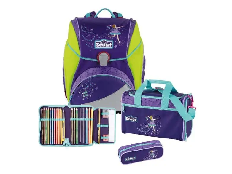 Scout Alpha DIN Schulranzen „Dance“ (4-teilig) für 99,95 € *versandkostenfrei* statt 149,90 €
