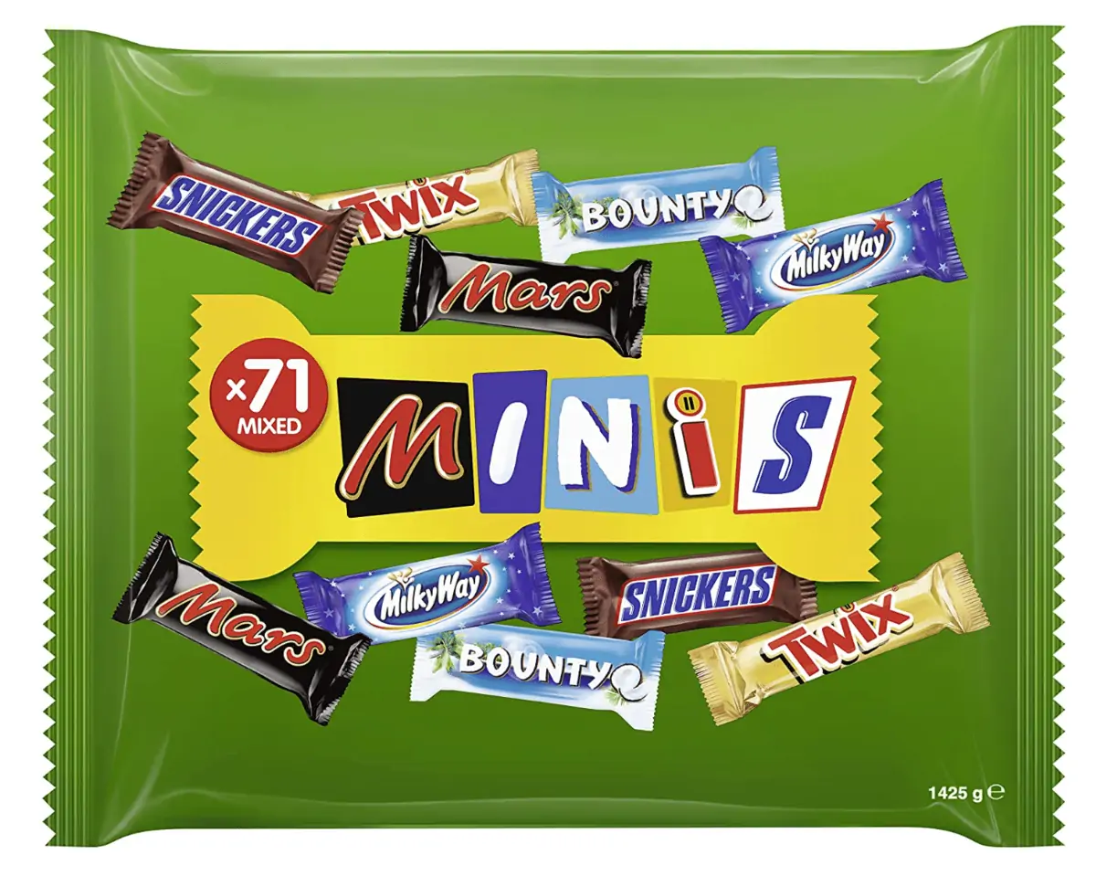 Snickers, Mars, Twix und weitere Mini Schokoriegel 1 x 400 g ab 3,22 € inkl. Versand (statt 5,29 €)