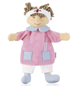 Sterntaler 3602030 Handpuppe Krankenschwester Ideal Fuer Puppentheater Und Rollenspiele 28 X 26 X 1