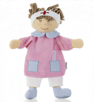 Sterntaler 3602030 Handpuppe Krankenschwester Ideal fuer Puppentheater und Rollenspiele 28 x 26 x 1