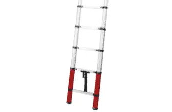 Teleskopleiter Alu.9 Sprossen max.Gesamtbelastung 150kg im Krt.   Teleskopleitern und Zubehoer   Stei