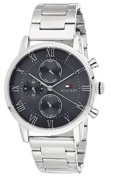 Tommy Hilfiger Herren Multi Zifferblatt Quarz Uhr mit Edelstahl Armband 1791397   Amazon.de  Uhren