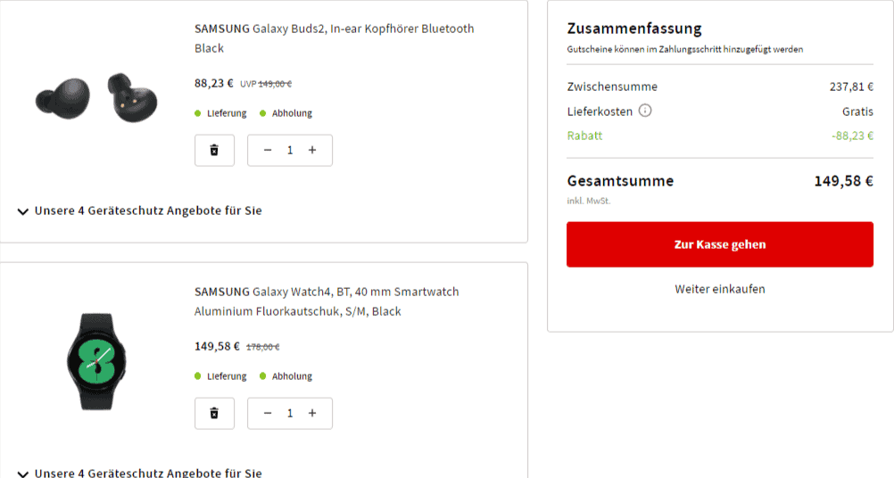 Warenkorb — Mediamarkt