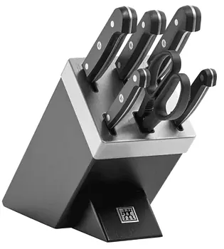 Zwilling 1002453 Gourmet Selbstschärfender Messerblock 7 teilig schwarz   Amazon.de  Küche Haushal