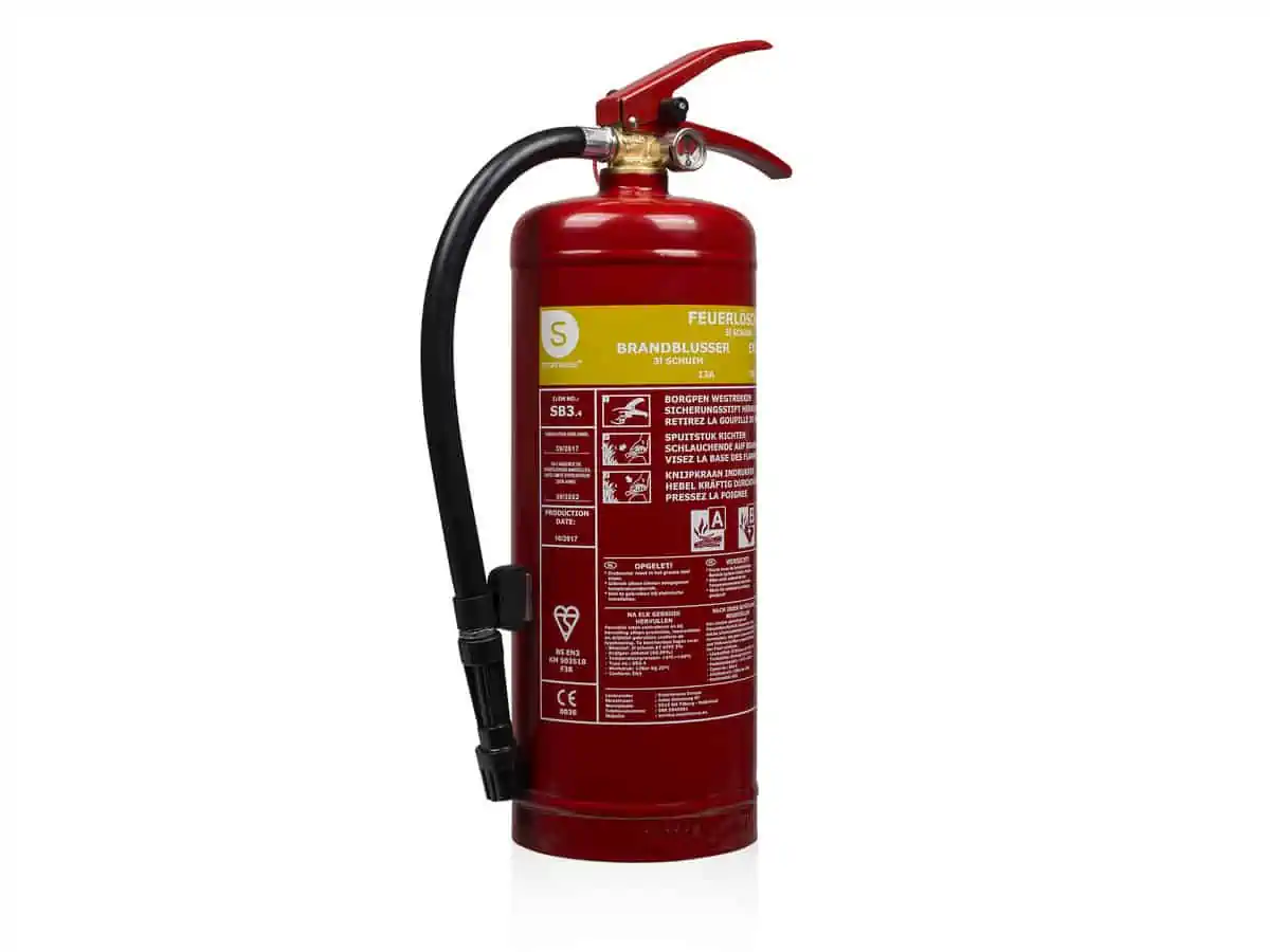 Smartwares SB3 Schaum-Feuerlöscher (3 Liter) für 30,90 € inkl. Versand statt 39,81 €
