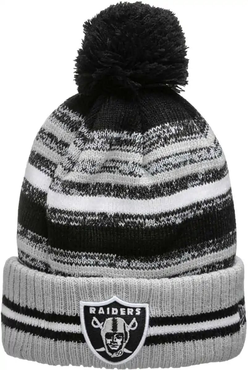 New Era Las Vegas Raiders NFL 2021 Sideline Bommel-Mütze für 14,90 € inkl. Versand statt 18,90 €