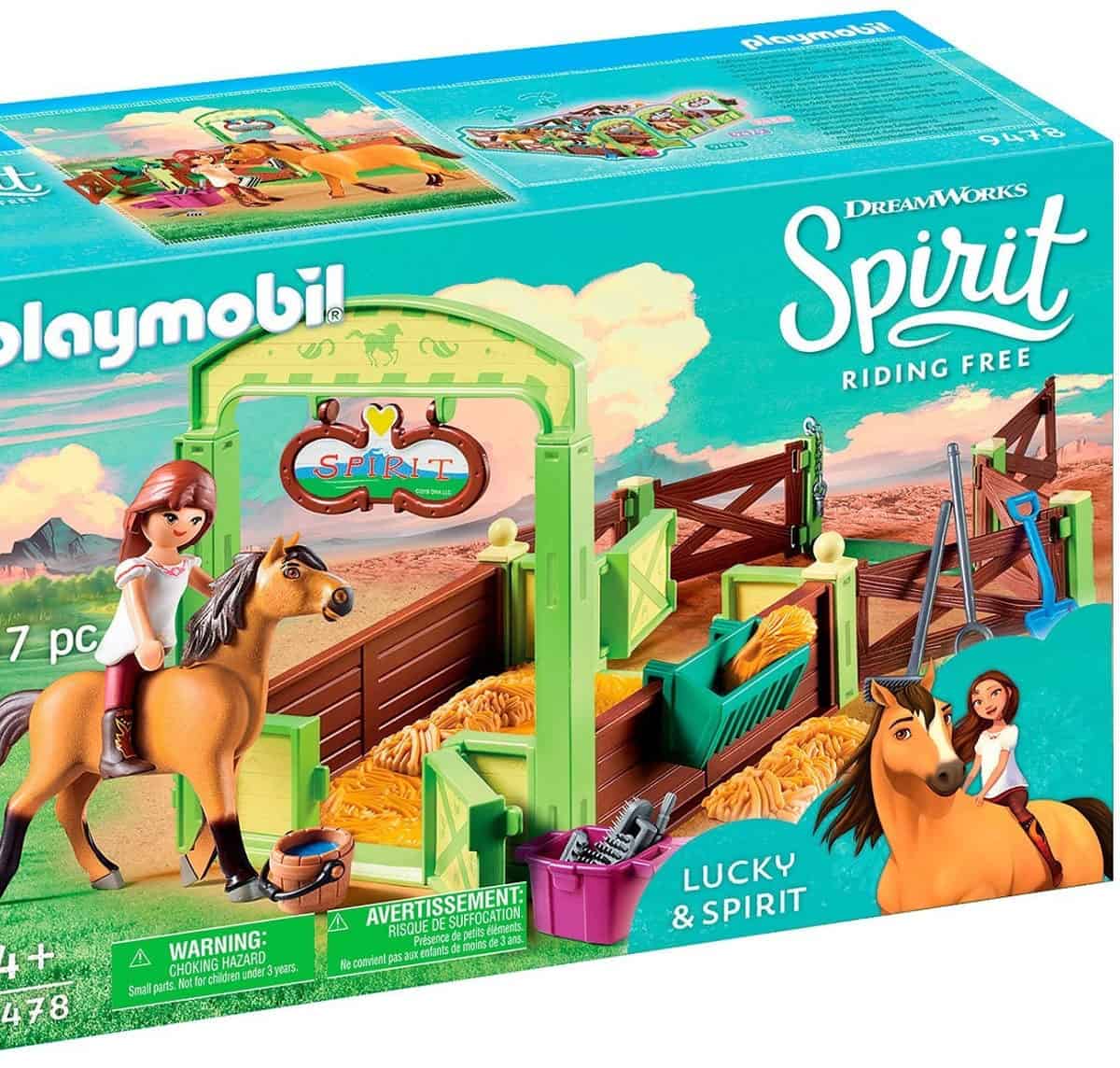 Playmobil Spirit Wild Und Frei Pferdebox Lucky Spirit 9478