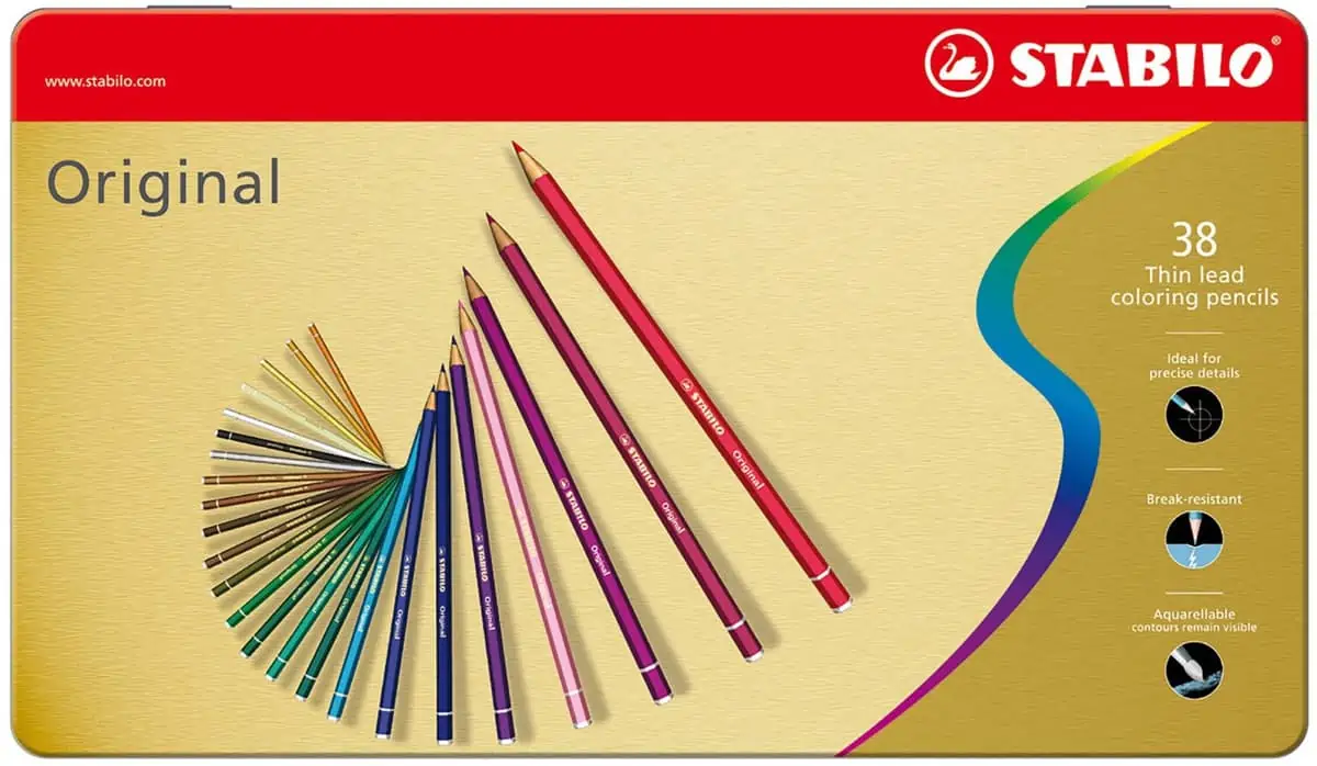 STABILO Buntstift Original 38er Metalletui für 31,90 € inkl. Versand statt 40,69 €
