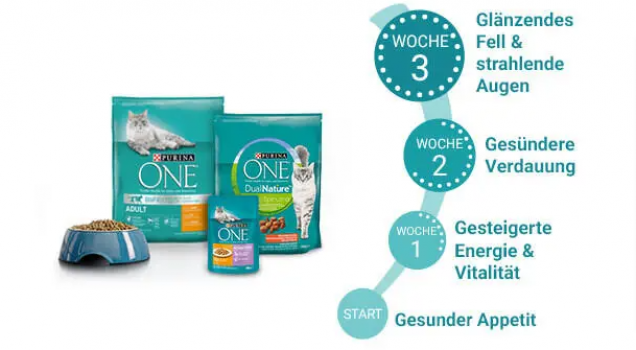 3 Wochen Testaktion PURINA ONE Katze   PURINA