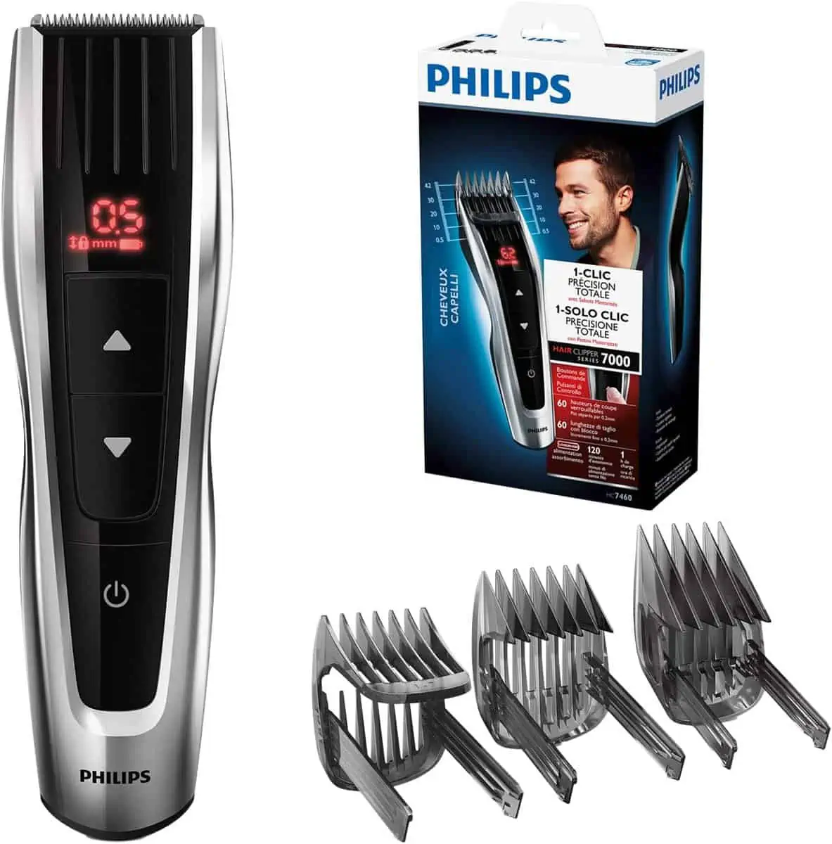 Philips Serie 7000 Haarschneider HC7460/15 für 45,90 € inkl. Versand statt 63,99 €