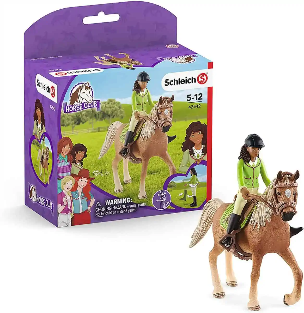 SCHLEICH 42542 Spielfigur – Horse Club Sarah & Mystery für 12,99 € [Prime] statt 17,98 €