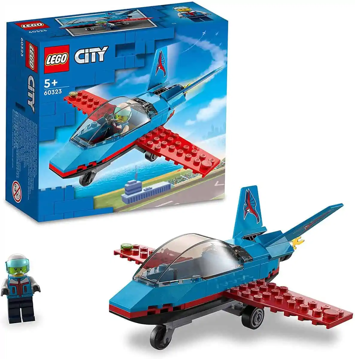 LEGO 60323 City Stuntflugzeug für 6,54 € [Prime] statt 9,95 €