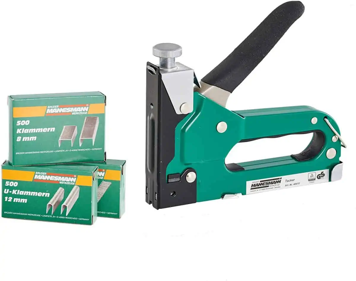 Brüder Mannesmann Tacker im Plastikkoffer für 10,61 € [Prime] statt 15,60 €