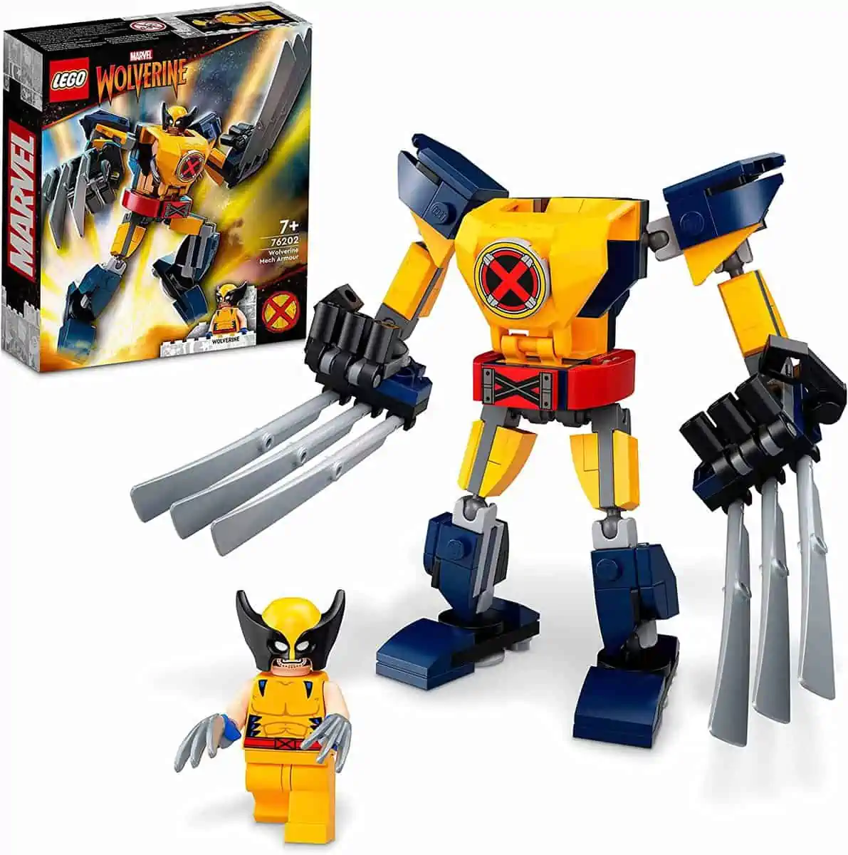 LEGO Marvel Wolverine Mech (76202) für 7,32 € inkl. Prime-Versand (statt 9,99 €)