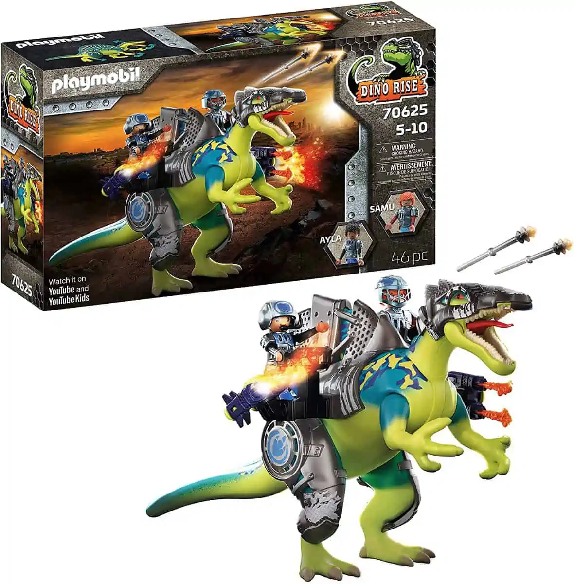 Playmobil Spinosaurus: Doppelte Verteidigungs-Power (70625) für 15,53 € inkl. Prime-Versand (statt 29,00 €)