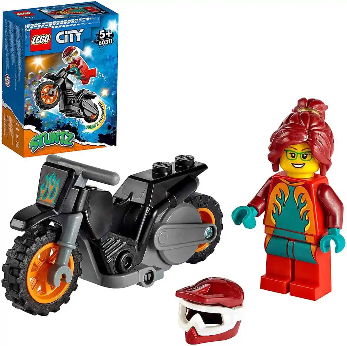 LEGO 60311 City Stuntz Feuer-Stuntbike für 5,35 € [Prime] statt 7,99 €