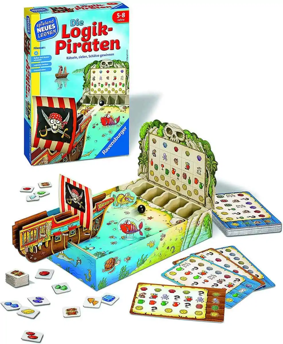 Ravensburger 24969 – Die Logik-Piraten – Lernspiel für Kinder für 12,13 € inkl. Prime-Versand