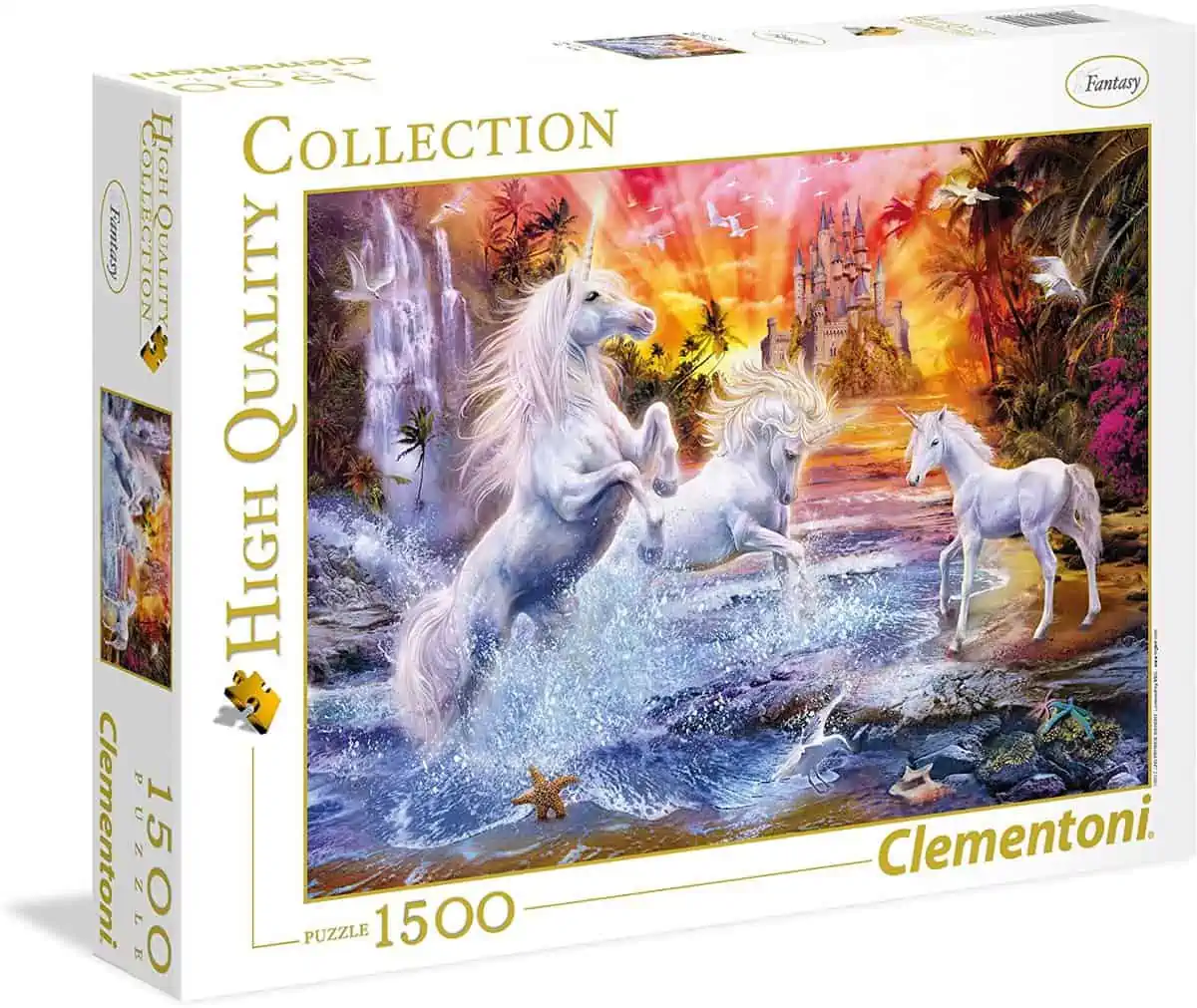 Clementoni 31805 Wilde Einhörner (1.500 Teile) für 5,99 € [Prime/Otto Up] statt 14,61 €