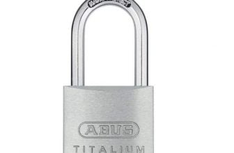 ABUS 64TI 40HB40 Titalium Vorhaengeschloss mit langem Buegel 40 x 40 mm