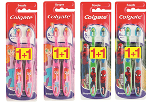 Amazon.de Colgate Smiles Zahnbuersten Fuer Kinder Ab 6 Jahren Zufaellige Farbauswahl 2 Stueck Pro Pac