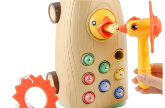 BBLIKE Montessori Spielzeug Magnetisches Kinderspiel braucht Nicht Batterie 3 IN 1 Ziehen Entlang B